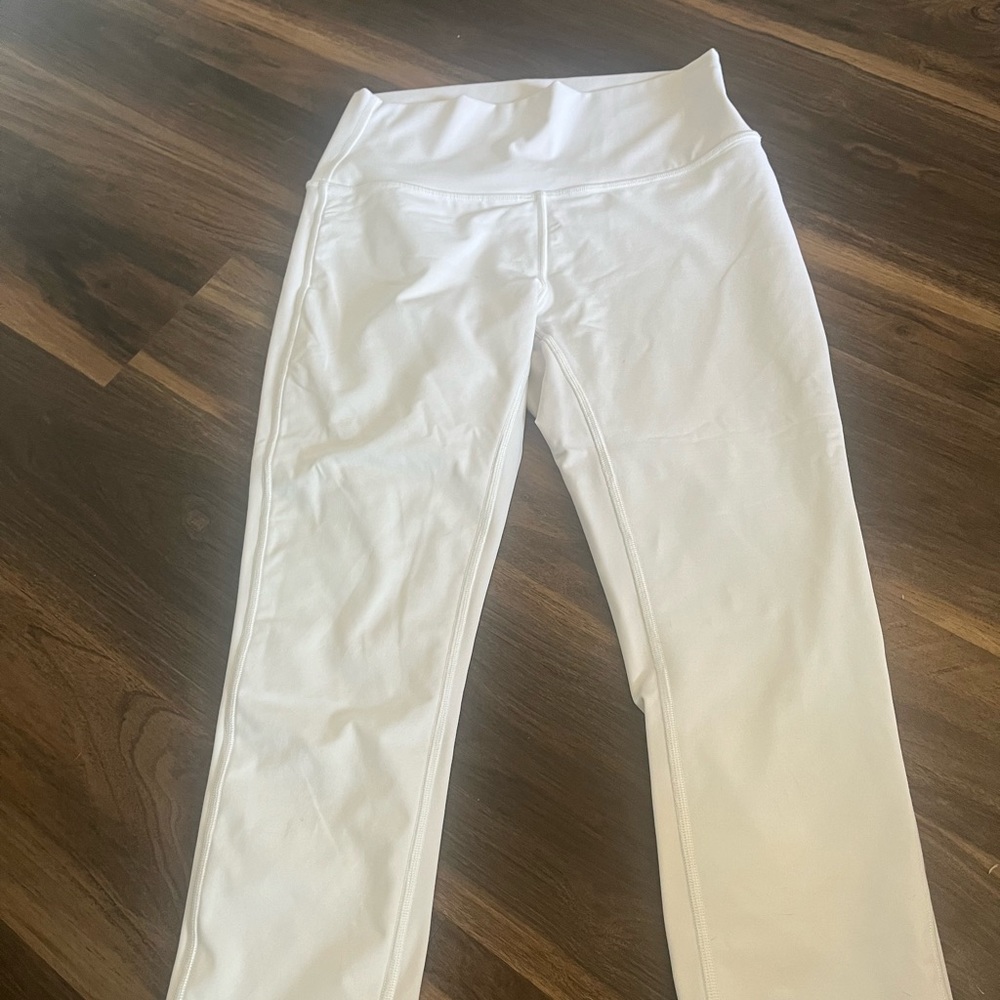 Lululemon align high rise crop white pants